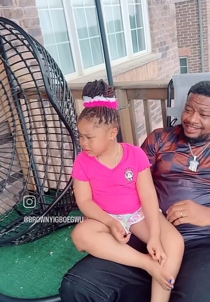 "I miss you so much my baby" Browny Igboegwu pens emotional note to daughter as he returns to Nigeria after Reunion with Family in Canada